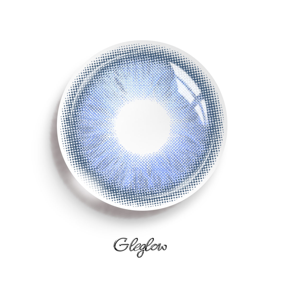 Adoring Blue - monthly, 2 lenses Colored Contacts - Gleglow
