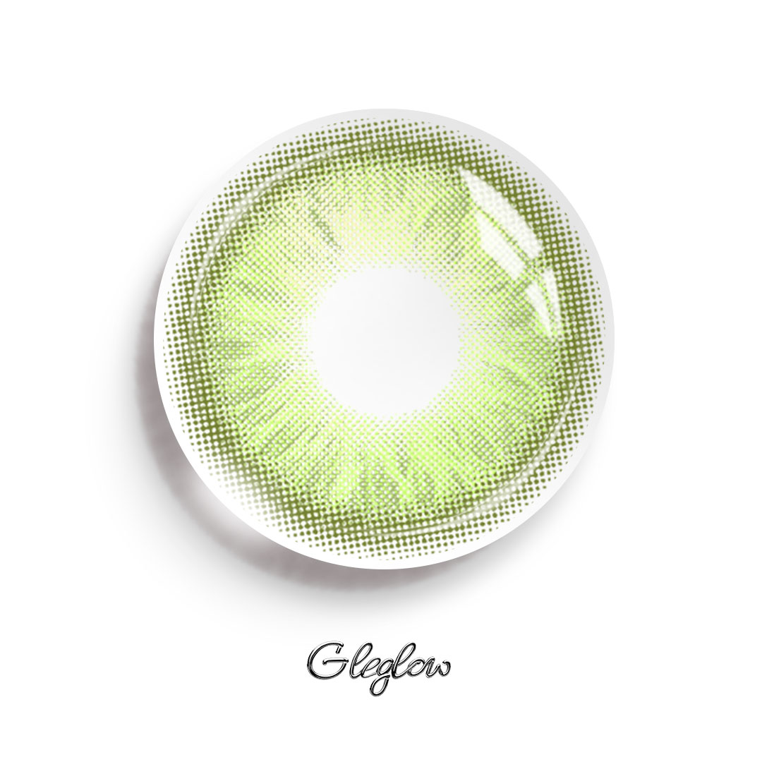 Adoring Green - 1 Year, 2 lenses Colored Contacts - Gleglow