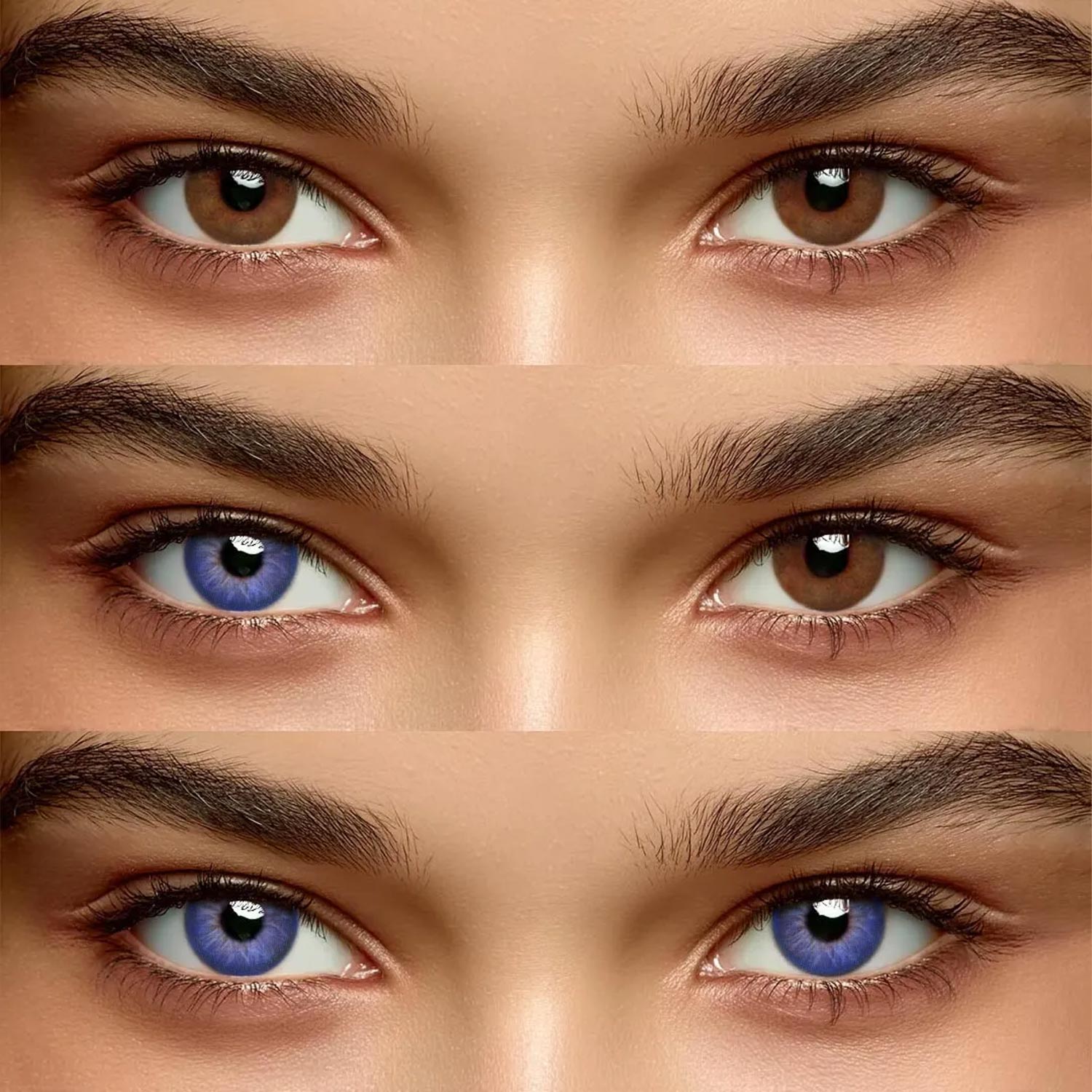 Adoring Blue - monthly, 2 lenses Colored Contacts - Gleglow