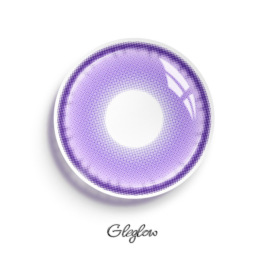 Aeon Violet - 1 Year, 2 lenses Colored Contacts - Gleglow