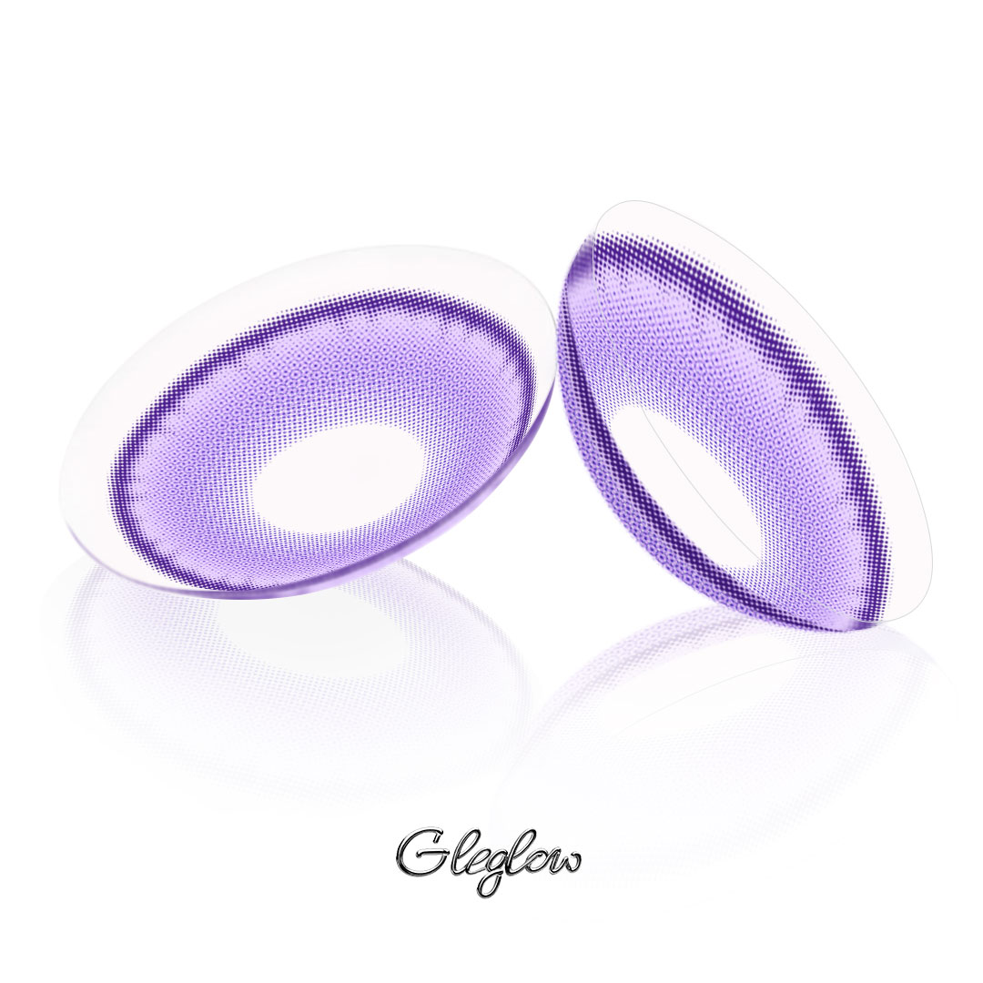 Aeon Violet - 1 Year, 2 lenses Colored Contacts - Gleglow