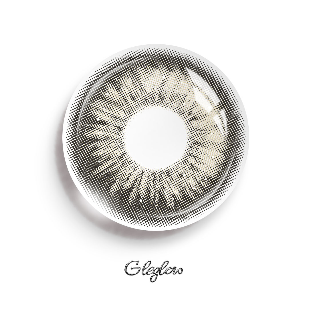 Aerin Grey - 1 Year, 2 lenses Colored Contacts - Gleglow
