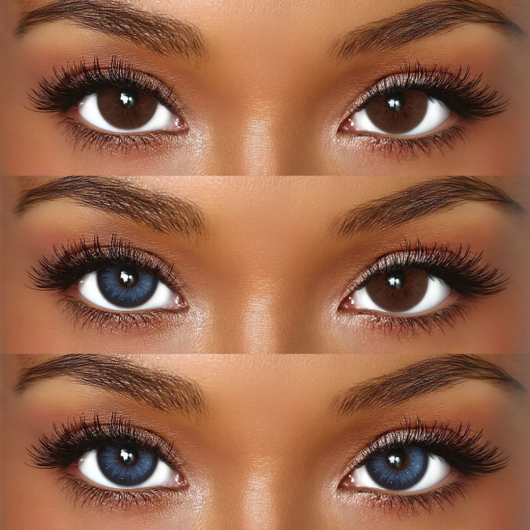 Aerin Blue - monthly, 2 lenses Colored Contacts - Gleglow