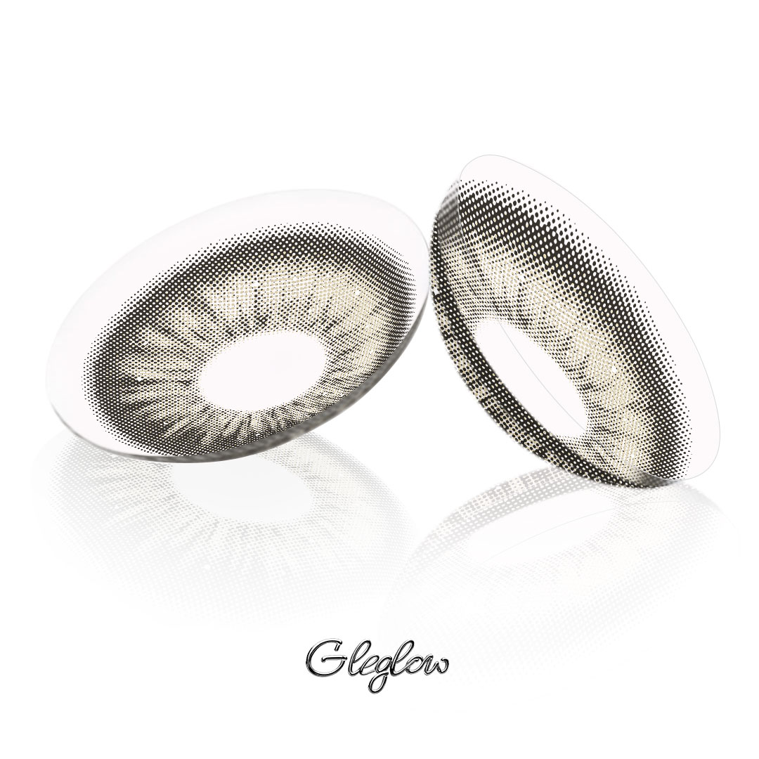Aerin Grey - 1 Year, 2 lenses Colored Contacts - Gleglow