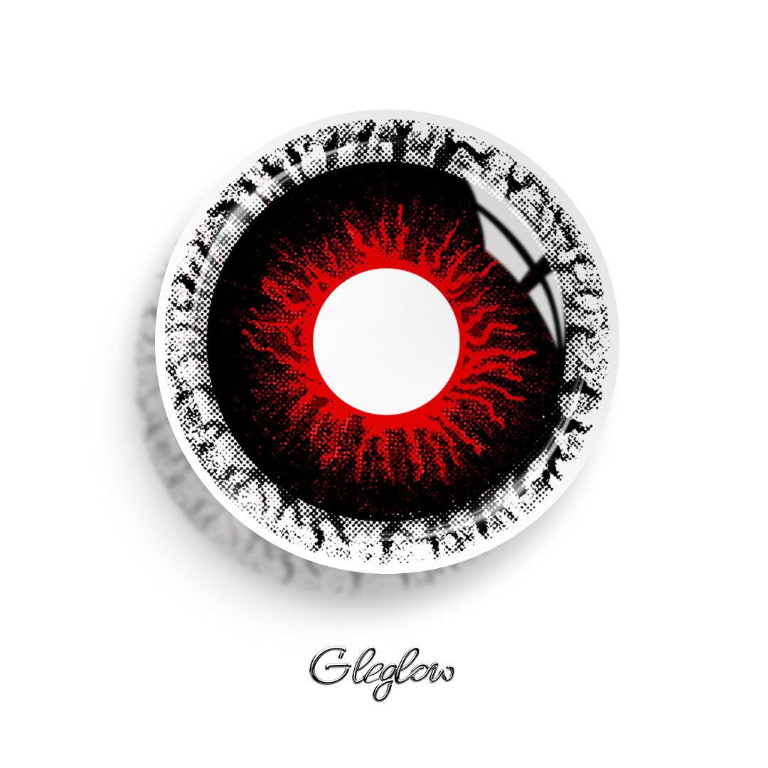 Alizarin Black - 1 Year, 2 lenses Colored Contacts - Gleglow