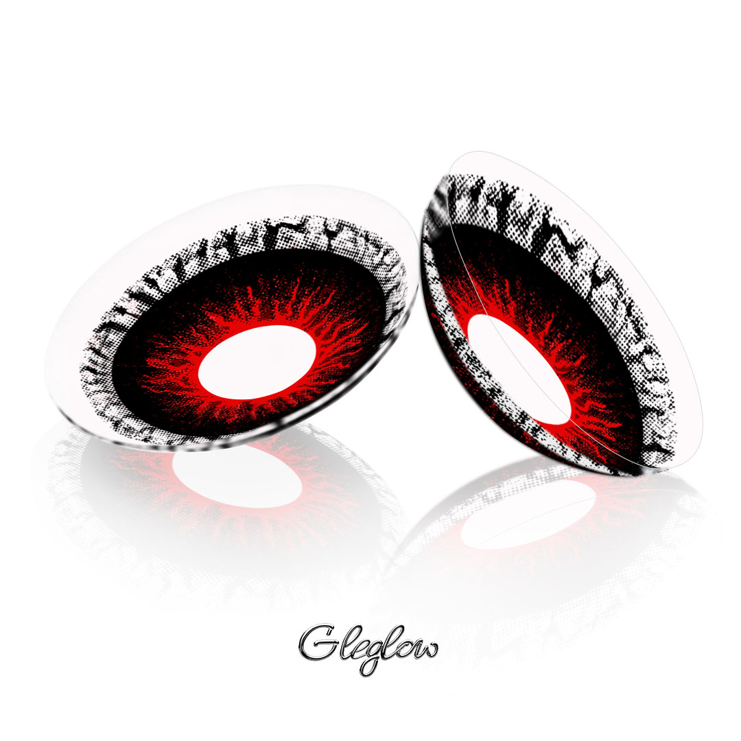 Alizarin Black - 1 Year, 2 lenses Colored Contacts - Gleglow