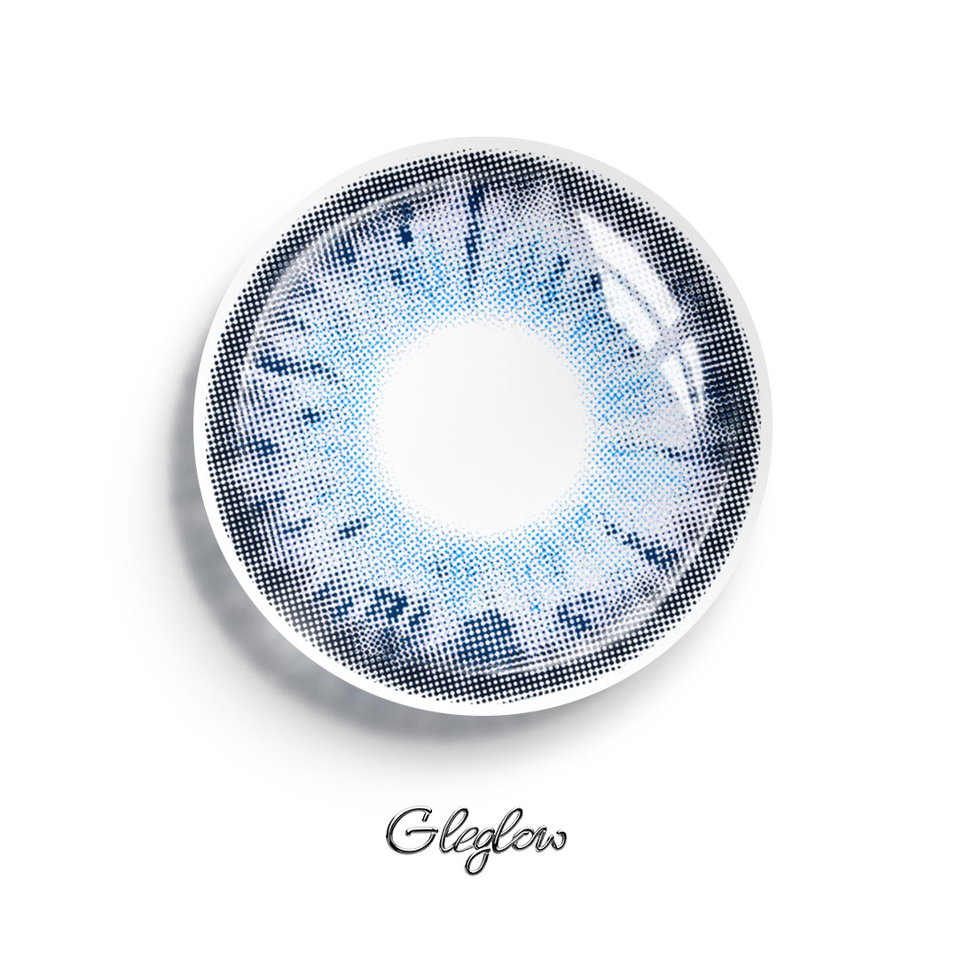 Arcana Blue - 1 Year, 2 lenses Colored Contacts - Gleglow