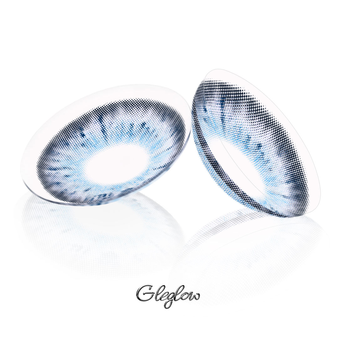 Arcana Blue - 1 Year, 2 lenses Colored Contacts - Gleglow
