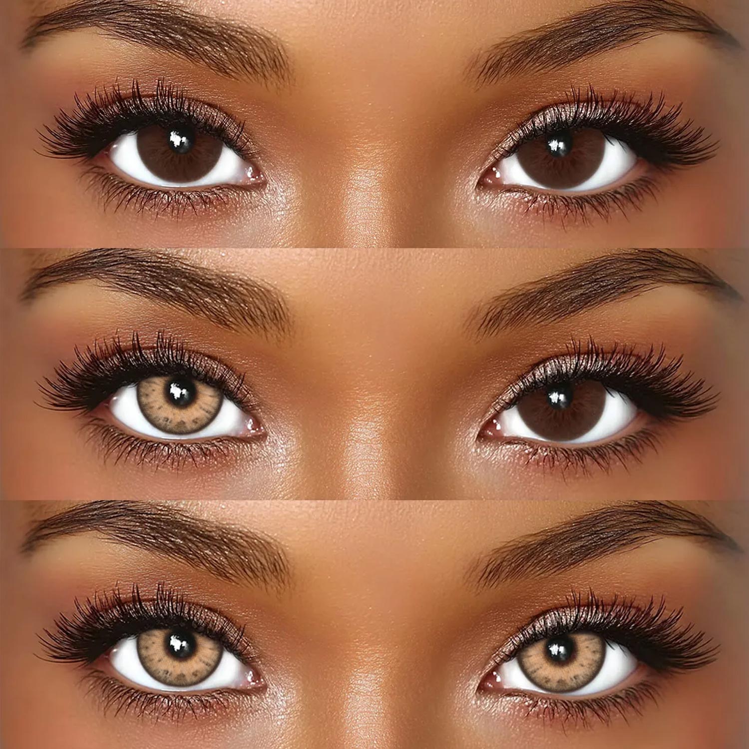 Arcana Brown - 1 Year, 2 lenses Colored Contacts - Gleglow