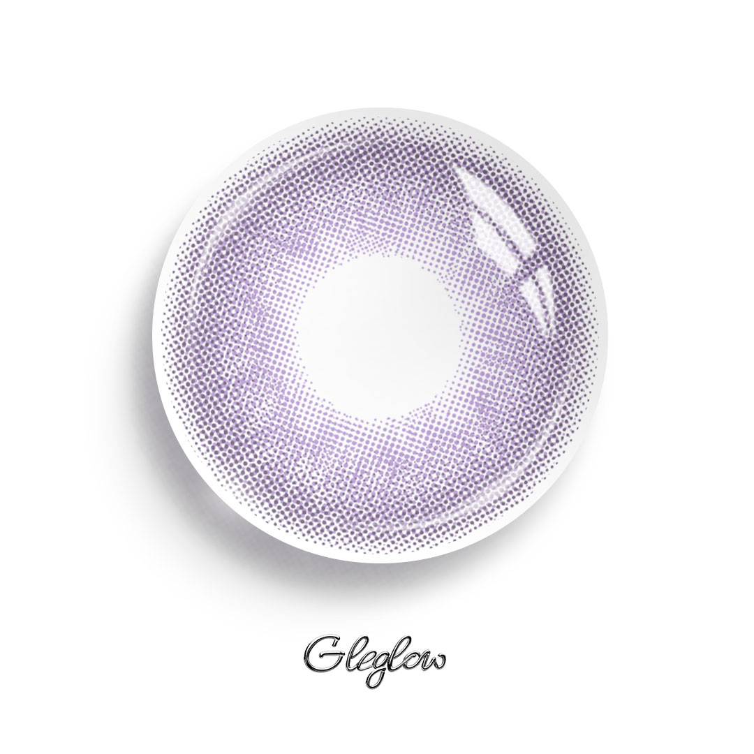Aroma Purple - 1 Year, 2 lenses Colored Contacts - Gleglow