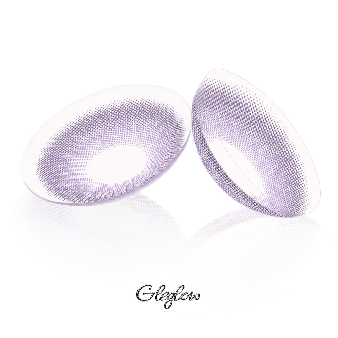 Aroma Purple - 1 Year, 2 lenses Colored Contacts - Gleglow