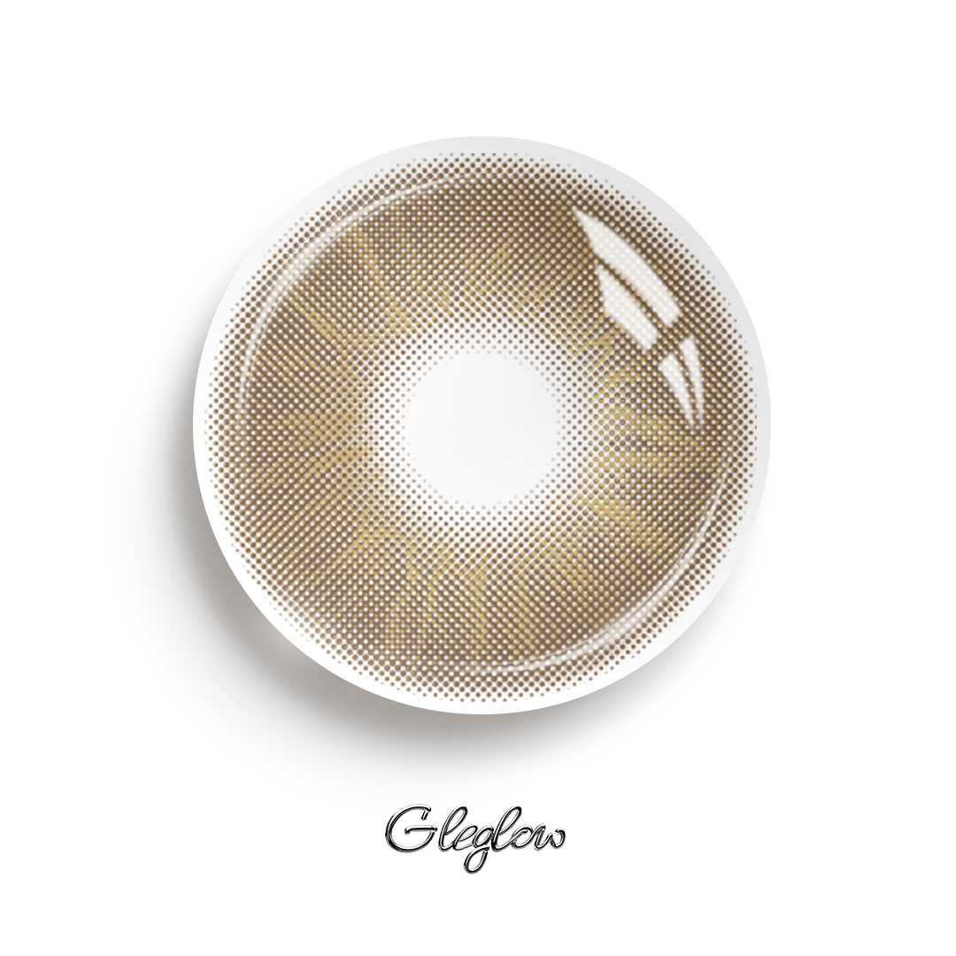 Auburn Light Brown - monthly, 2 lenses Colored Contacts - Gleglow