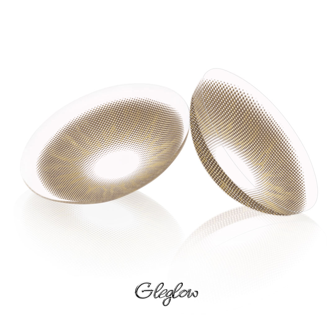 Auburn Light Brown - monthly, 2 lenses Colored Contacts - Gleglow