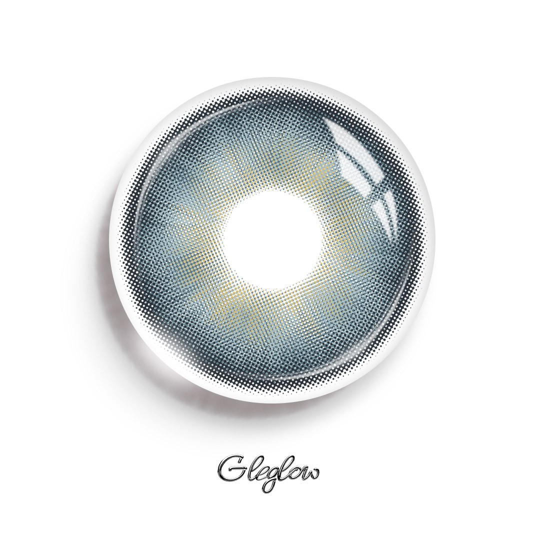 Audrey Blue - 1 Year, 2 lenses Colored Contacts - Gleglow