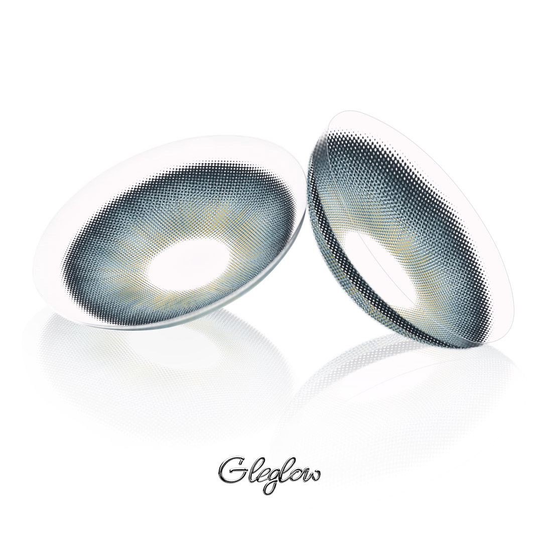 Audrey Blue - 1 Year, 2 lenses Colored Contacts - Gleglow