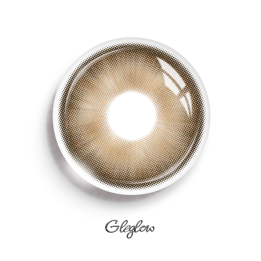 Audrey Brown - 1 Year, 2 lenses Colored Contacts - Gleglow