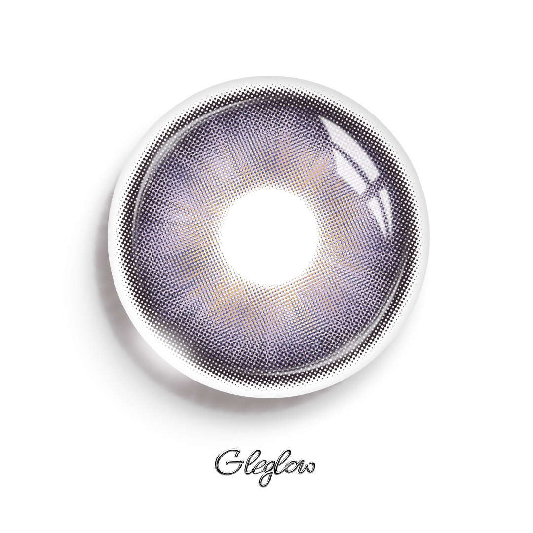 Audrey Purple - 1 Year, 2 lenses Colored Contacts - Gleglow
