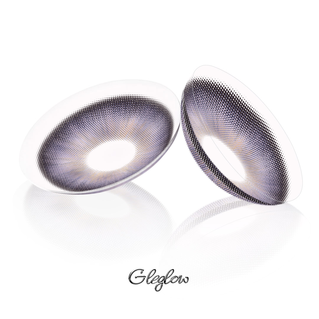 Audrey Purple - 1 Year, 2 lenses Colored Contacts - Gleglow