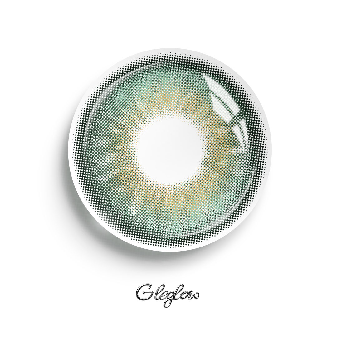 Avenor Glow Green - 1 Year, 2 lenses Colored Contacts - Gleglow
