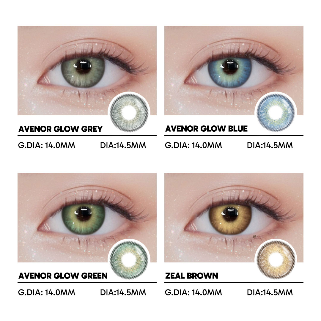 Zeal Brown - monthly, 2 lenses Colored Contacts - Gleglow