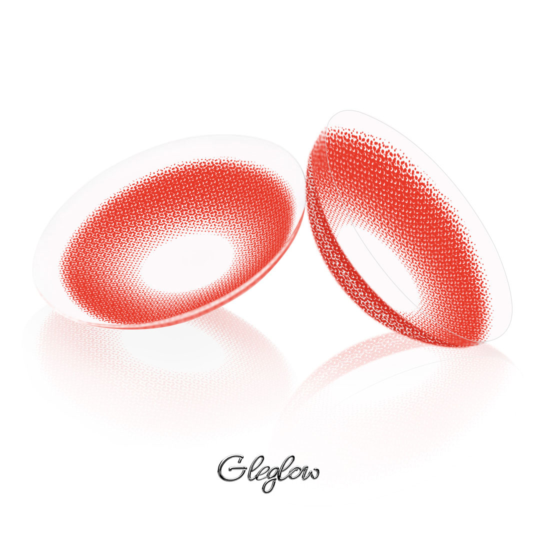 Ruby Kiss - 1 Day, 2 lenses Colored Contacts - Gleglow