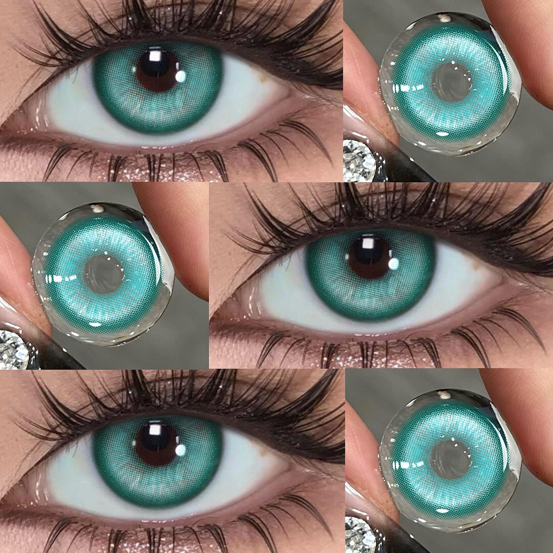 Barbie Crystal Green - 1 Year, 2 lenses Colored Contacts - Gleglow