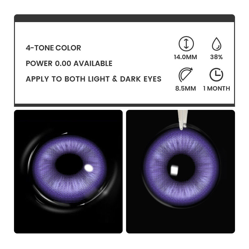 Barbie Crystal Violet - monthly, 2 lenses