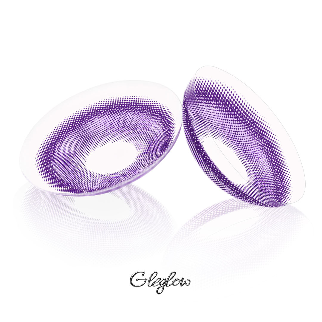 Barbie Purple - 1 Year, 2 lenses Colored Contacts - Gleglow