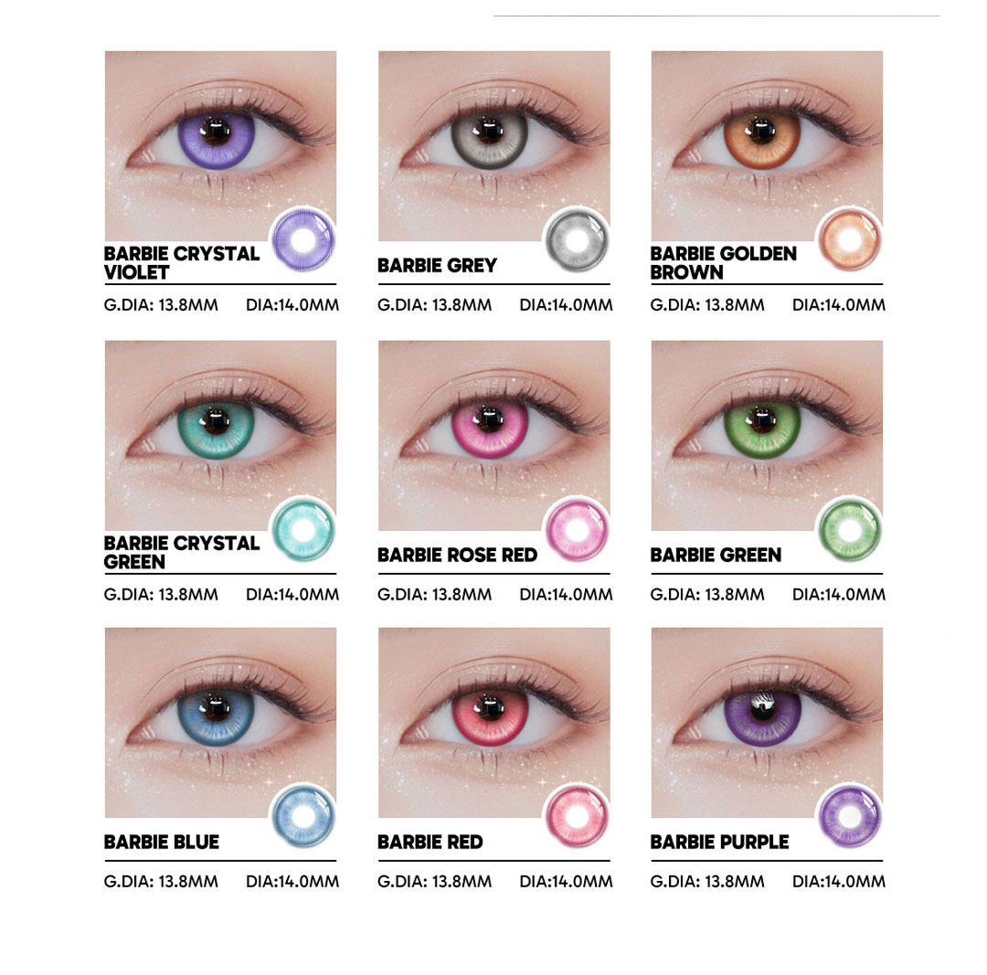 Barbie Red - monthly, 2 lenses