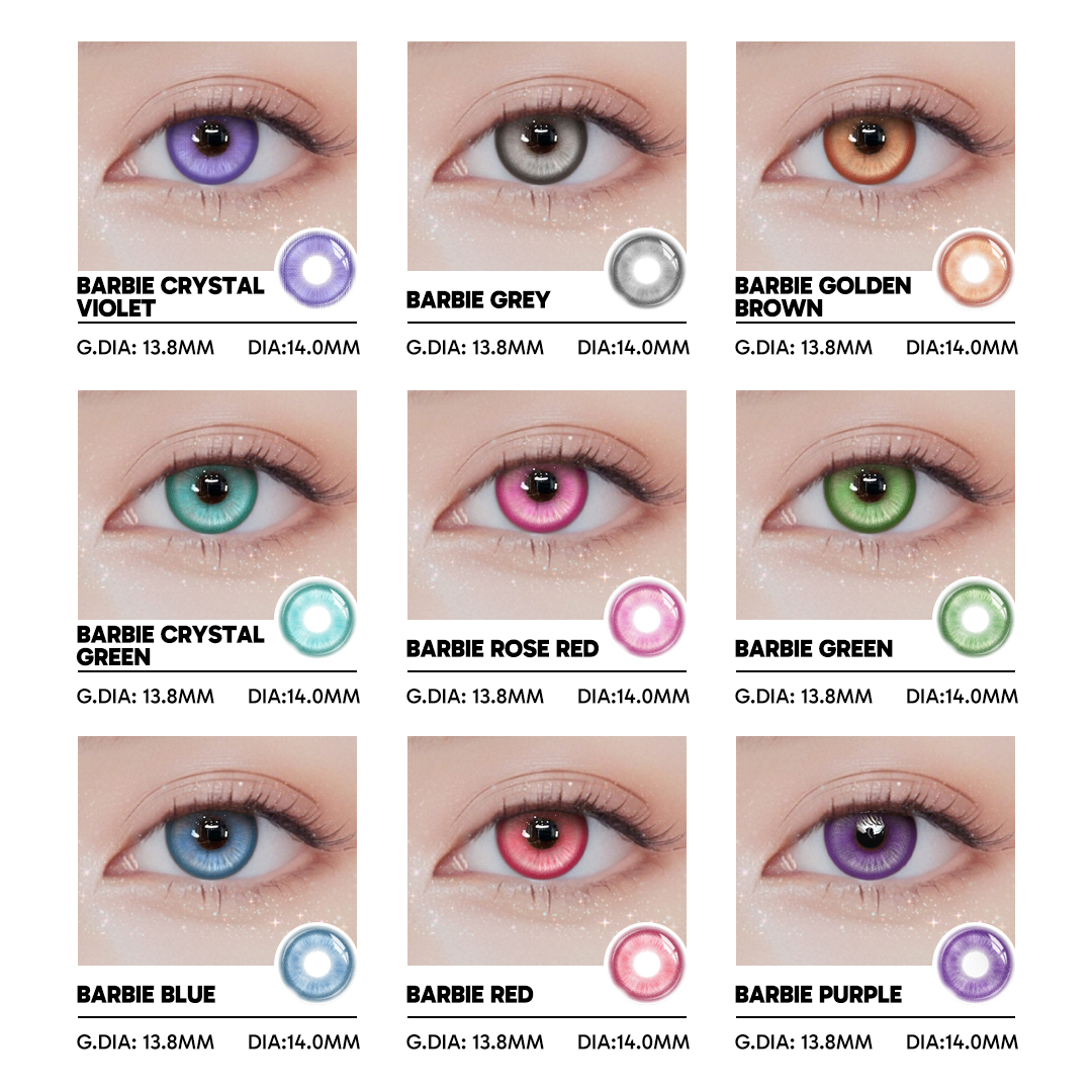 Barbie Blue - 1 Year, 2 lenses