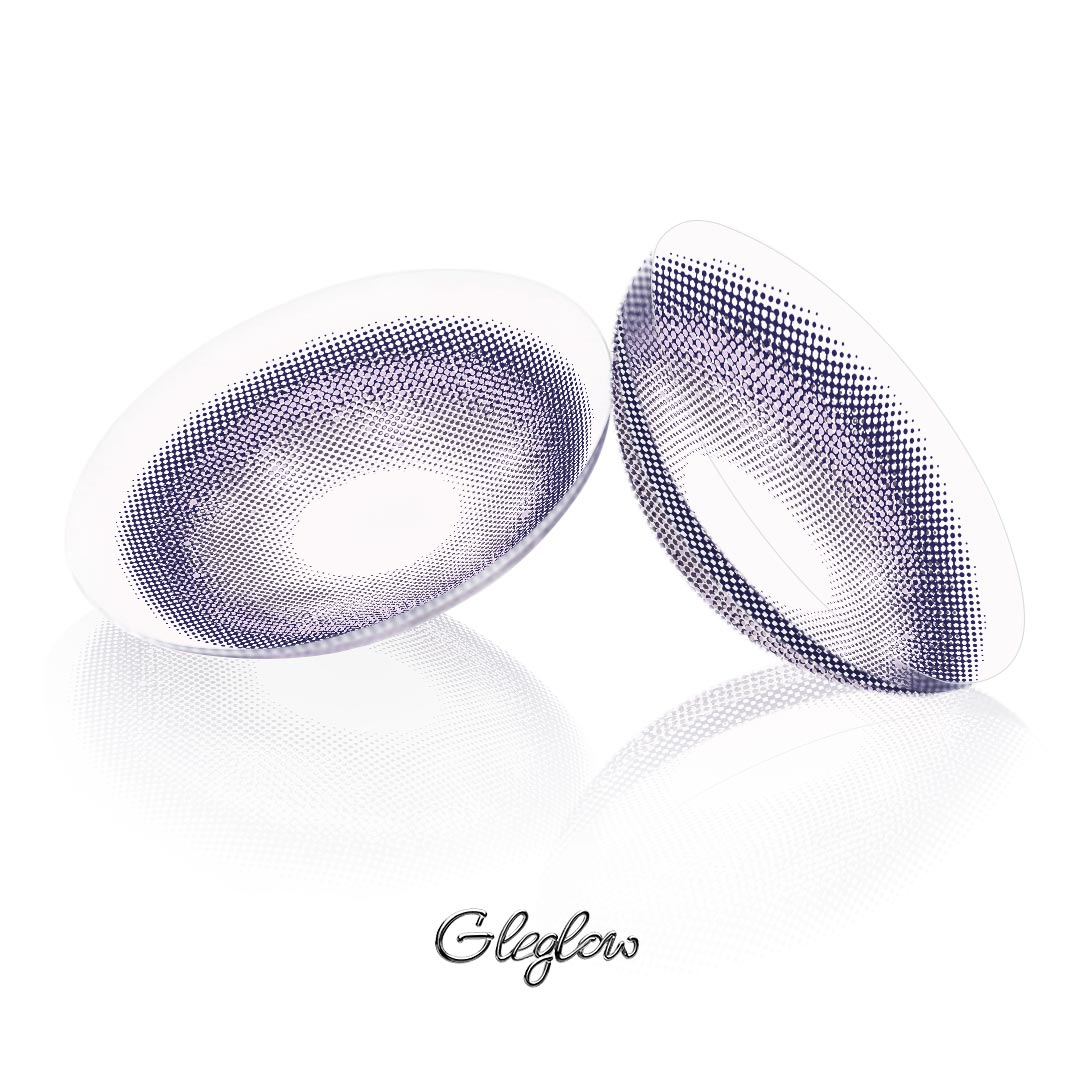 Berrion Purple - 1 Year, 2 lenses Colored Contacts - Gleglow