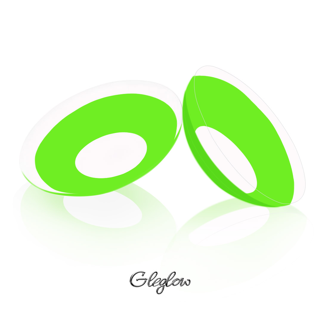 Blank Green - monthly, 2 lenses Colored Contacts - Gleglow