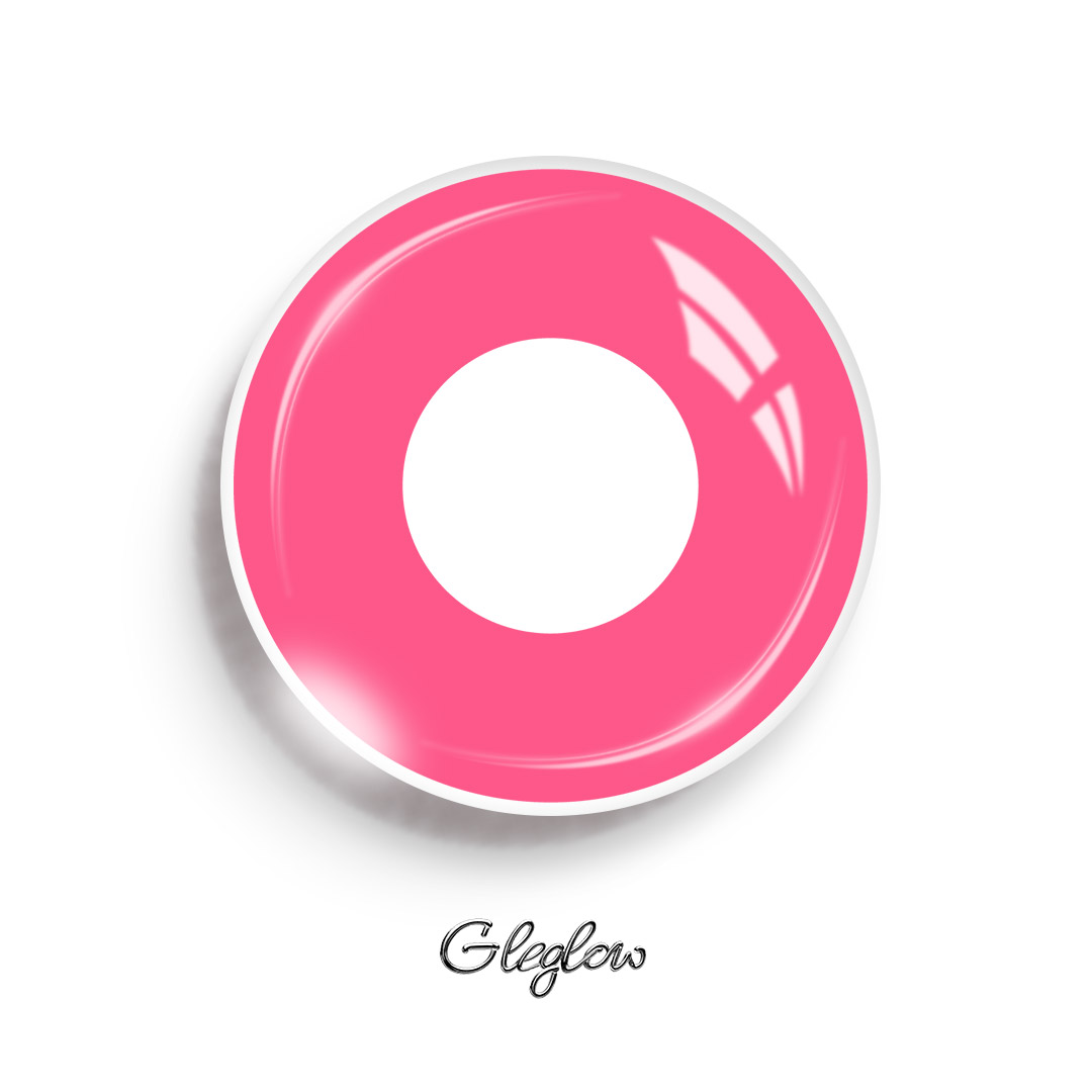 Blank Pink - 1 Year, 2 lenses Colored Contacts - Gleglow