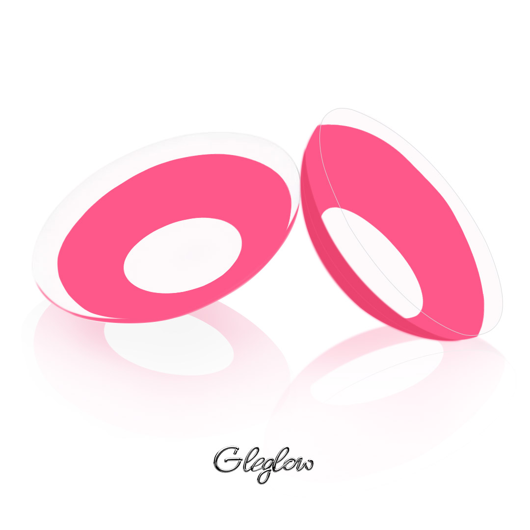 Blank Pink - 1 Year, 2 lenses Colored Contacts - Gleglow