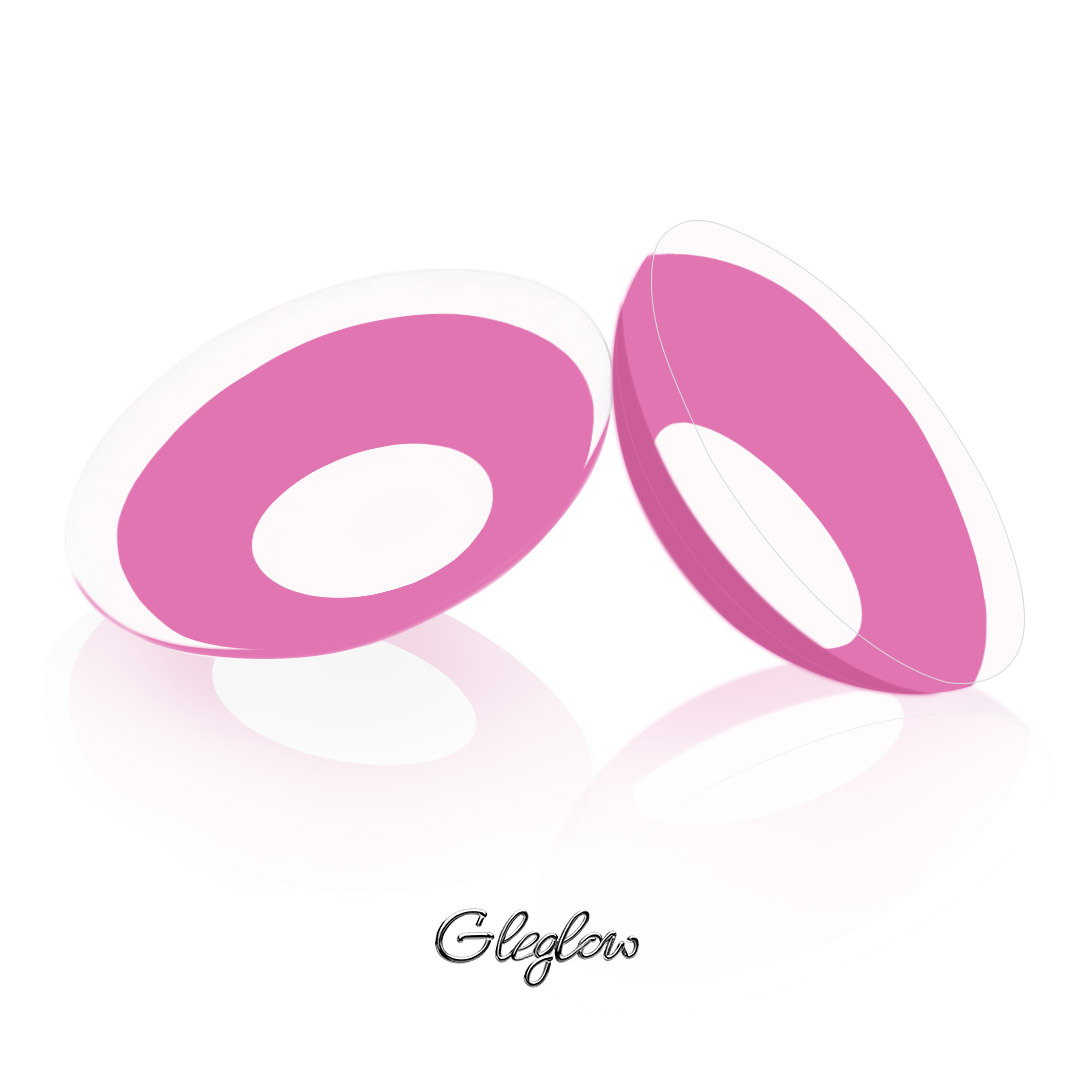 Blank Rose Red - 6-month，2 lenses Colored Contacts - Gleglow