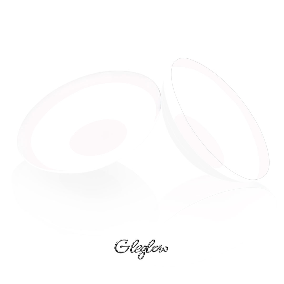 Blank White - 1 Day, 2 lenses Colored Contacts - Gleglow