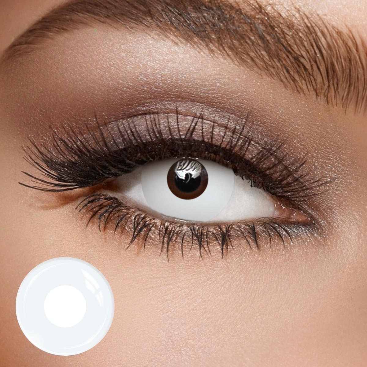 Blank White Contact Lenses – GleGlow