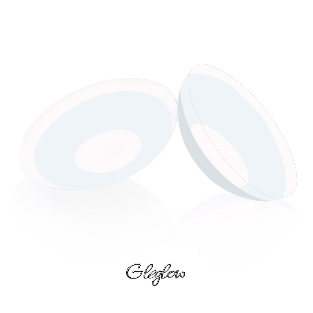 Blank White - 1 Year, 2 lenses Colored Contacts - Gleglow
