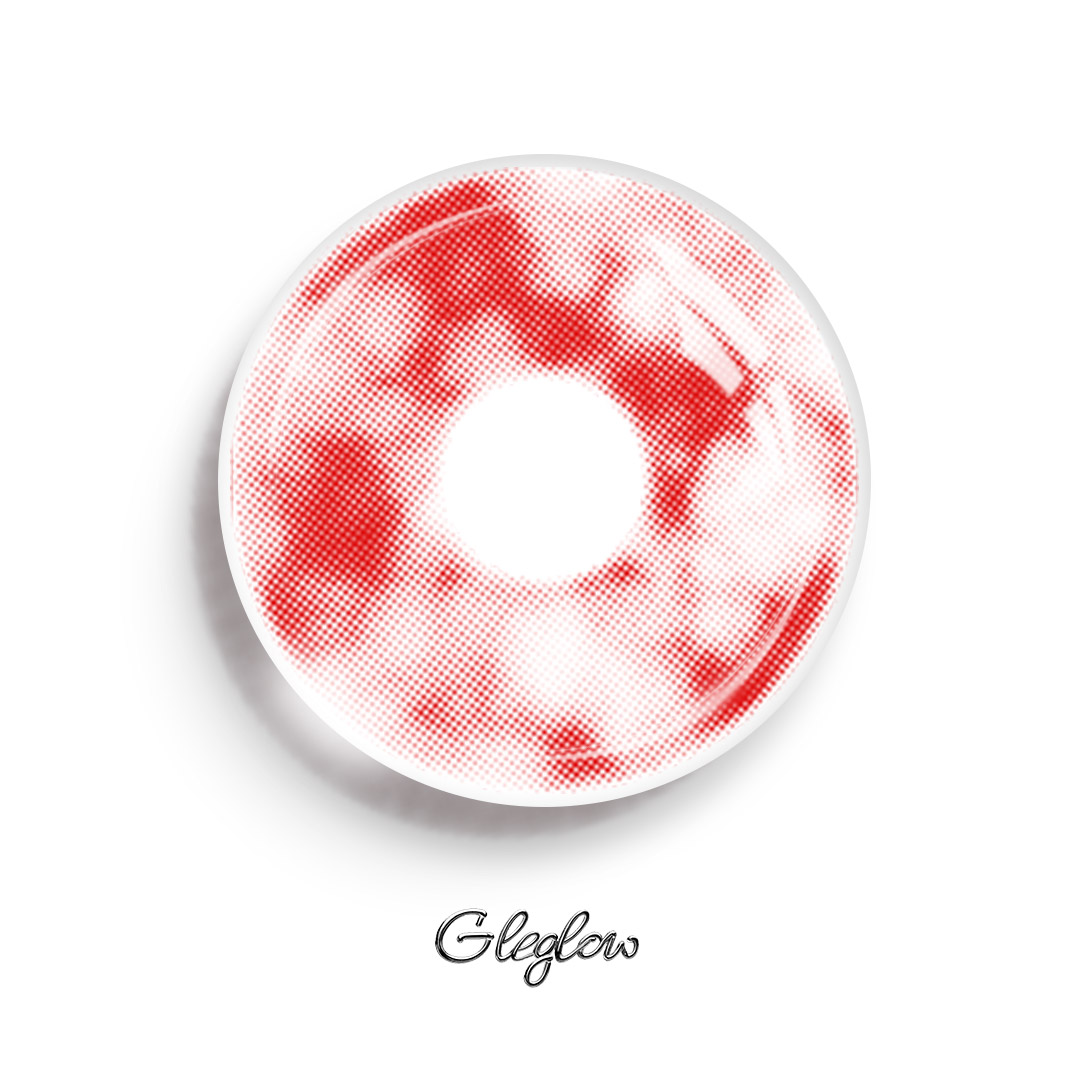 Blood Cell White - 1 Year, 2 lenses Colored Contacts - Gleglow