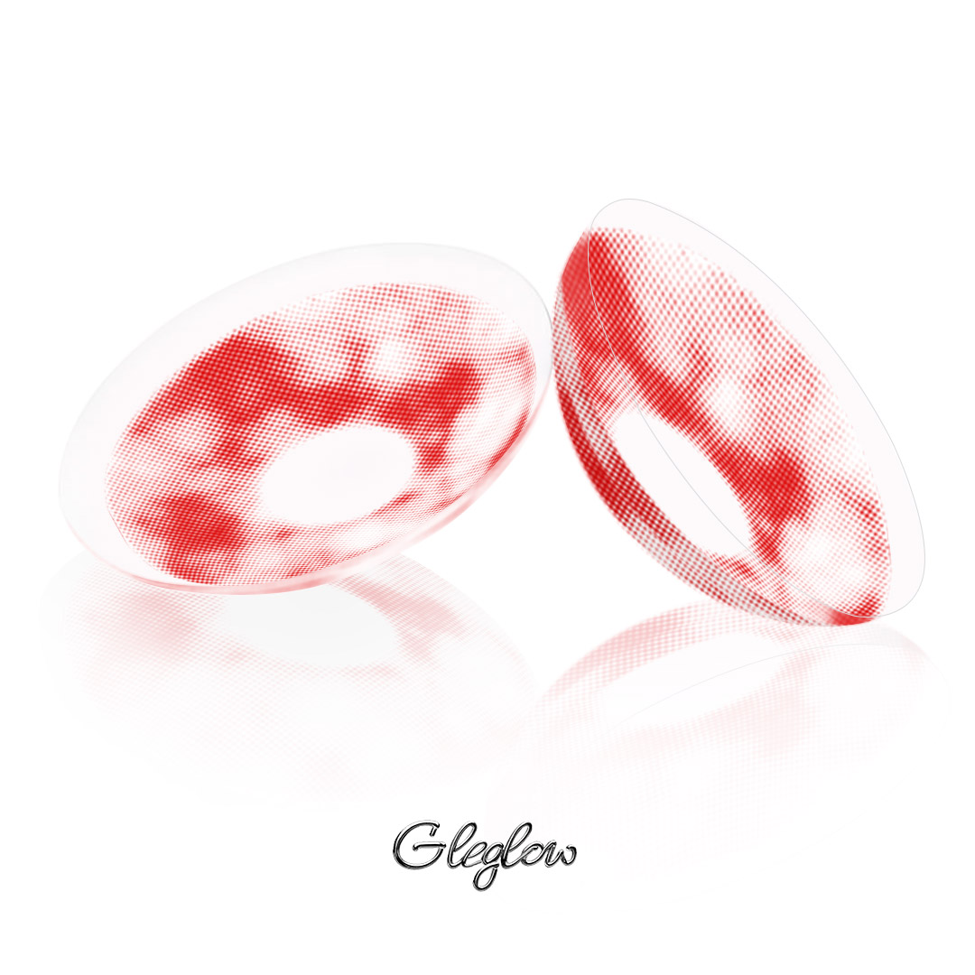 Blood Cell White - 1 Year, 2 lenses Colored Contacts - Gleglow