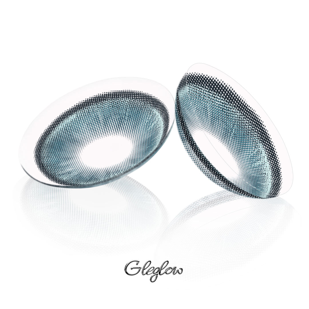 Boulevard Blue - 1 Year, 2 lenses Colored Contacts - Gleglow