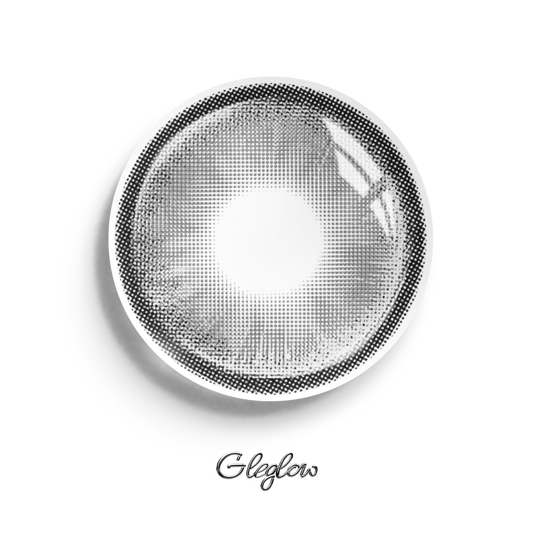 Boulevard Grey - 6-month，2 lenses Colored Contacts - Gleglow