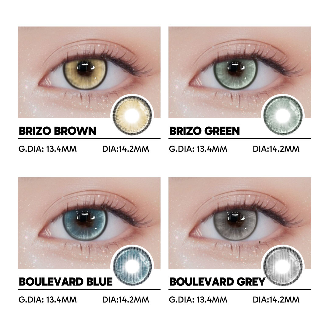 Brizo Brown - monthly, 2 lenses Colored Contacts - Gleglow