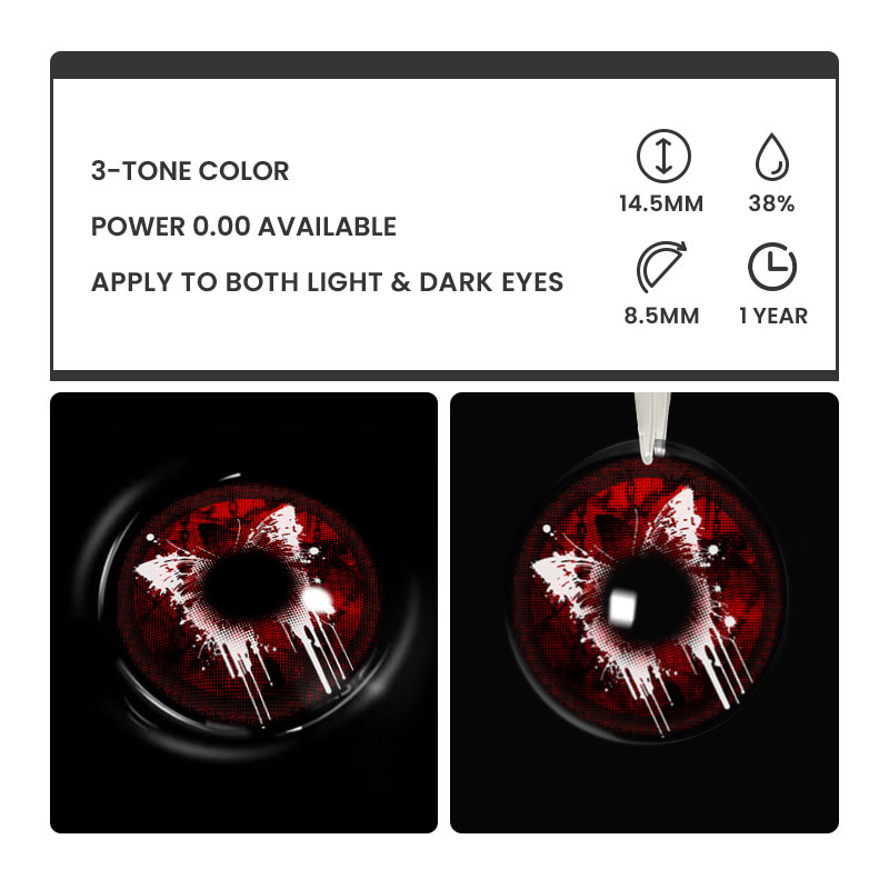 Butterfly Petal Black - 1 Year, 2 lenses