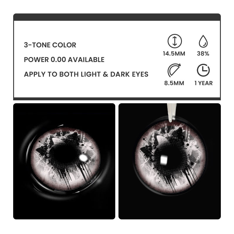 Butterfly Petal White - 1 Year, 2 lenses