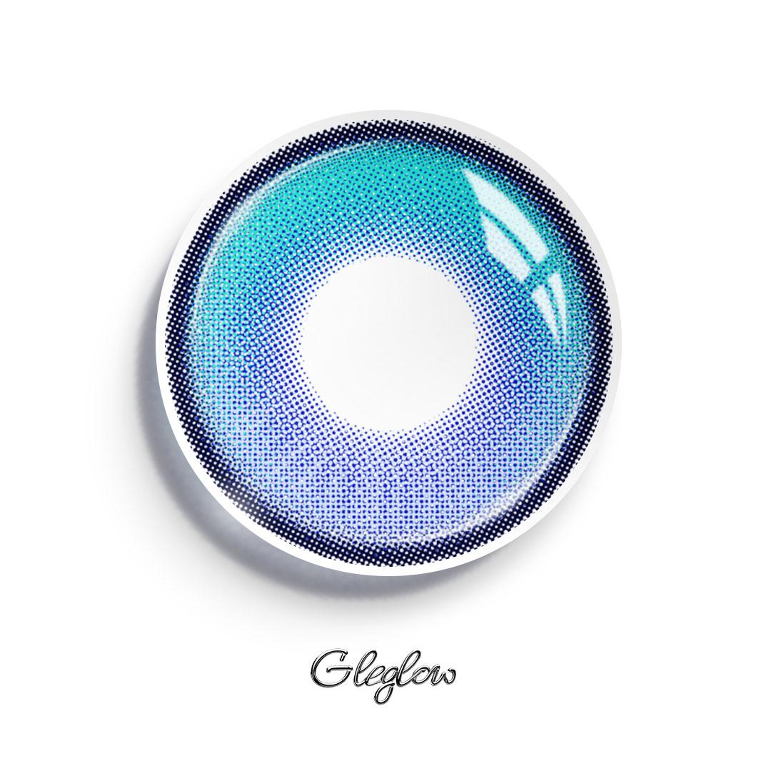 Calyx Blue - 1 Year, 2 lenses Colored Contacts - Gleglow
