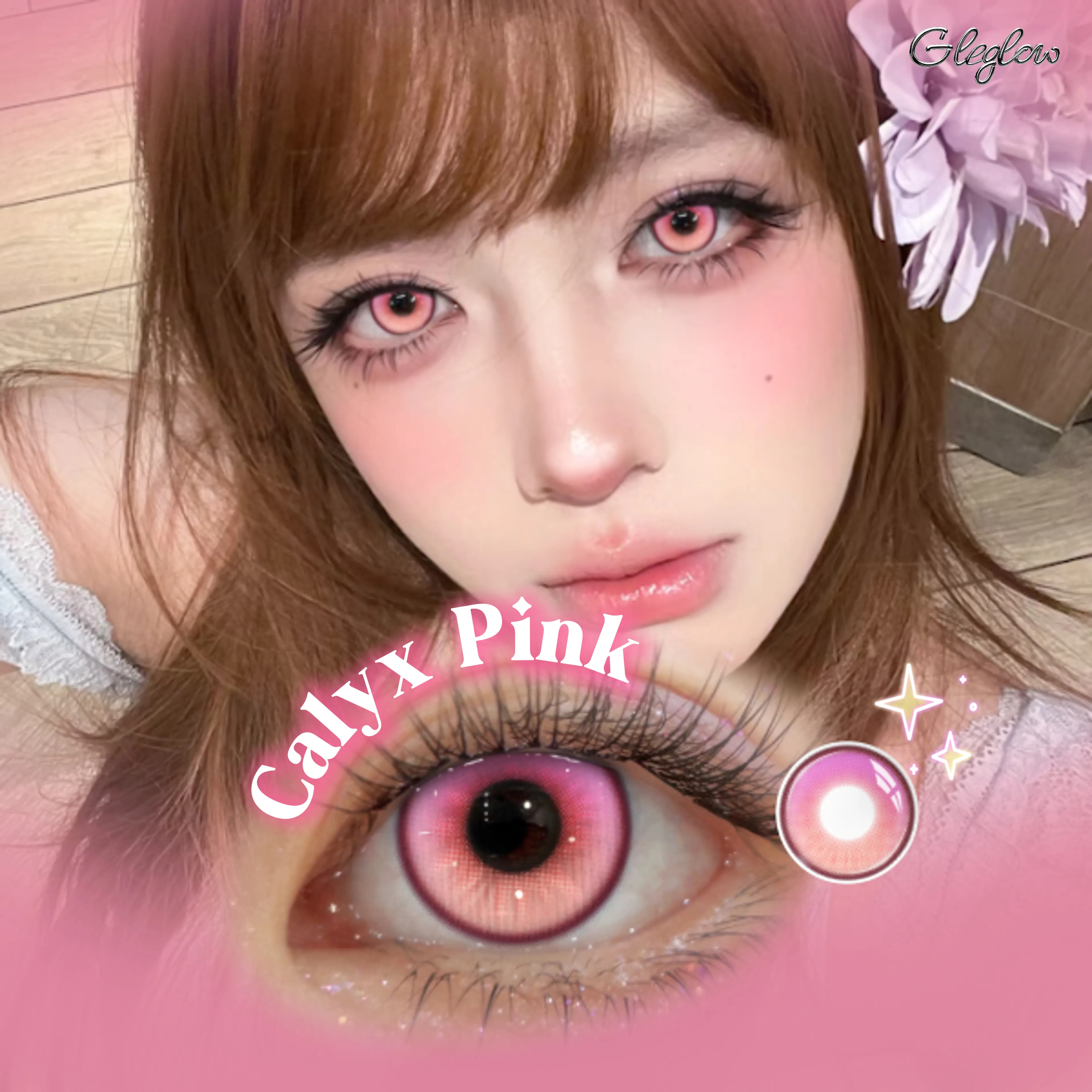 Calyx Pink Contacts 
