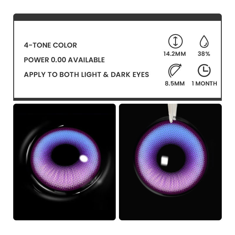 Calyx Purple - monthly, 2 lenses