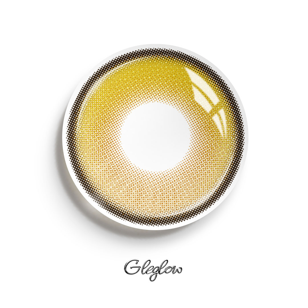 Calyx Yellow - monthly, 2 lenses Colored Contacts - Gleglow