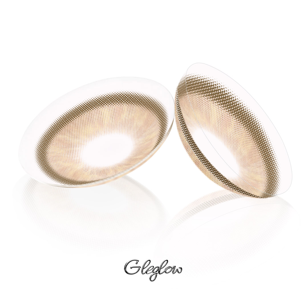 Canvas Brown - 1 Year, 2 lenses Colored Contacts - Gleglow